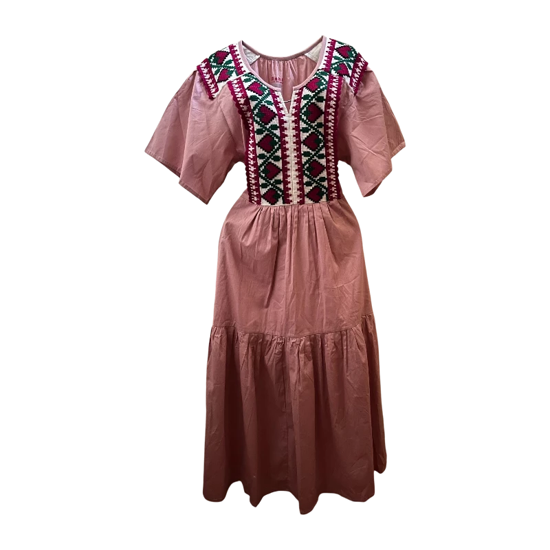 PROMOCIÓN Vestido Rosa Bordado