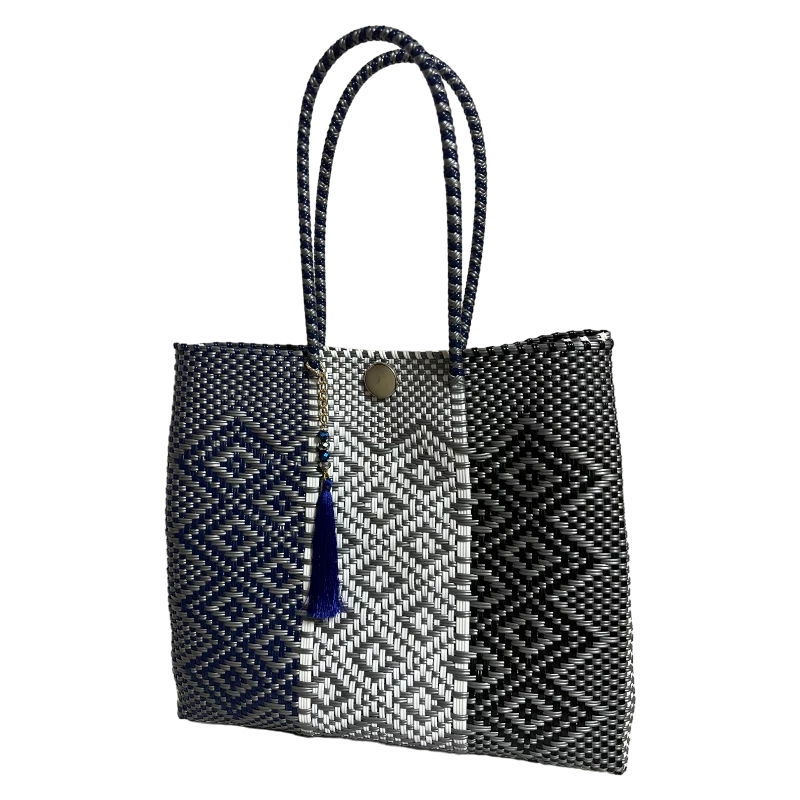 Bolsa Reyna blanco y gris