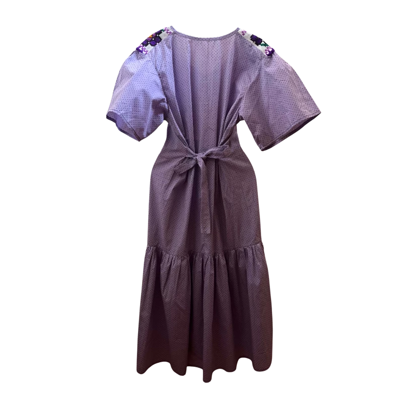 PROMOCIÓN VESTIDO MORADO BORDADO  Pieza única de promoción  de $1,700 a $1,180