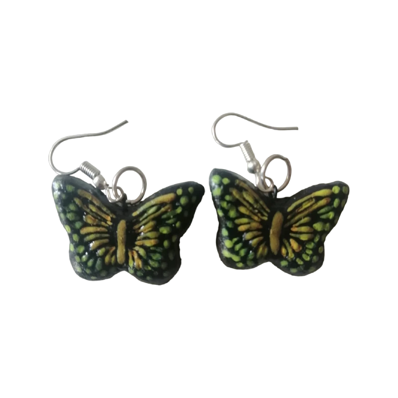 Aretes de mariposa