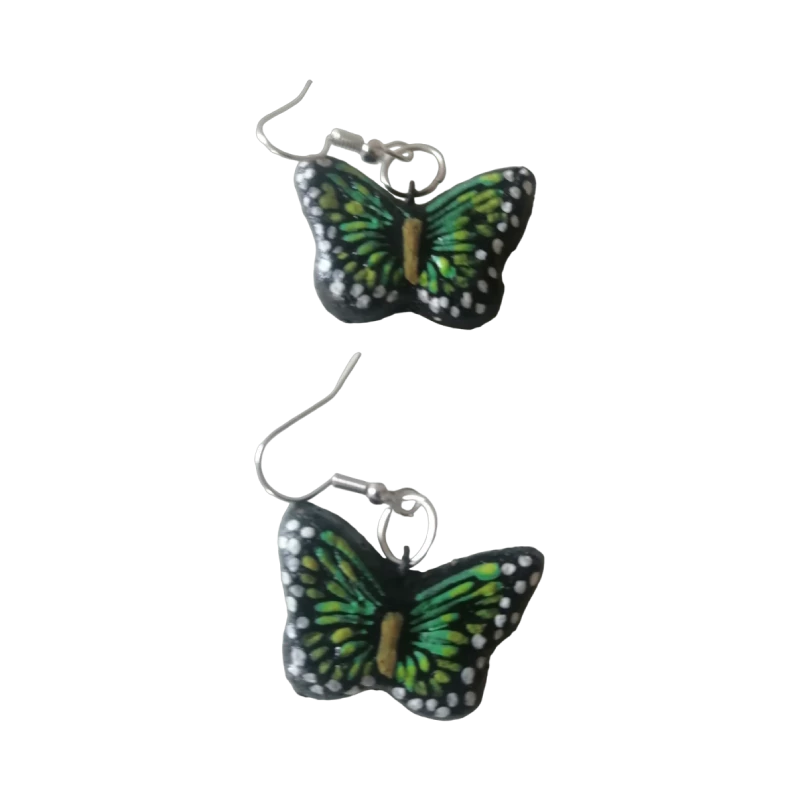 Aretes de mariposa