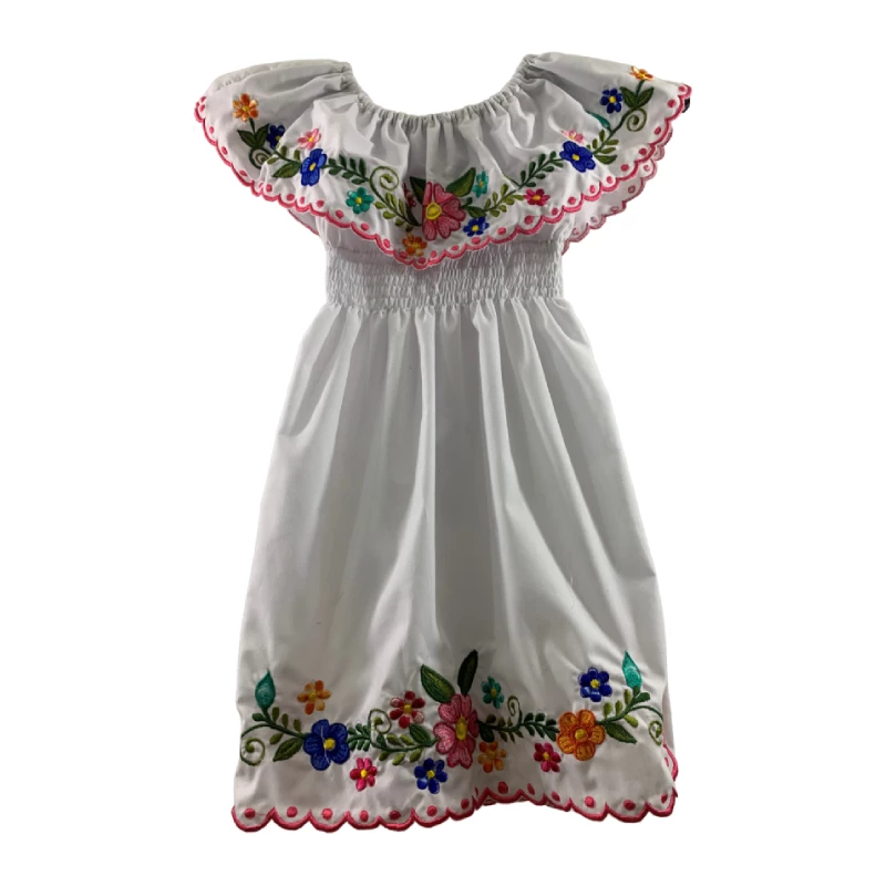 Vestidito para niña, estilo campesina