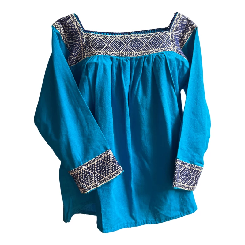 Blusa manta azul