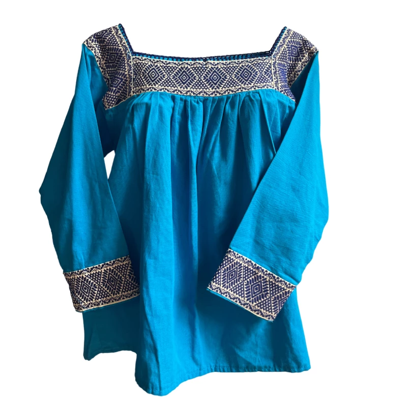 Blusa manta azul